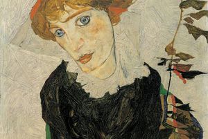 Egon Schiele - Portrait of Wally - (buy oil painting reproductions)