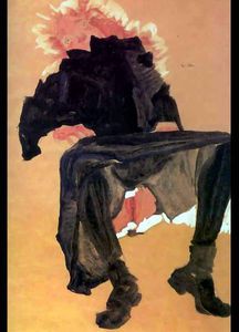 Egon Schiele - reclining woman