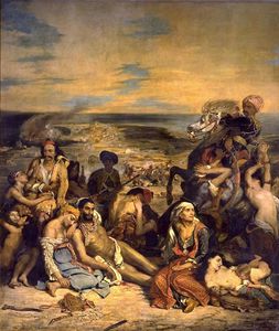 Eugène Delacroix - Massakern pa Chios - -