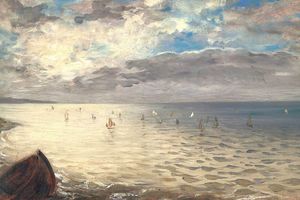 Eugène Delacroix - the dieppe sea