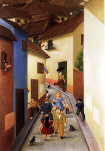 Fernando Botero Angulo - street