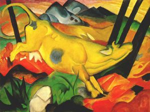 Franz Marc - the yellow cow