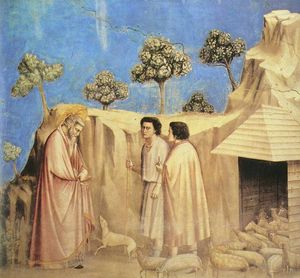 Giotto Di Bondone - Joachim among the Shepherds