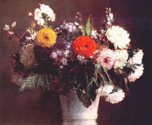 Henri Fantin Latour - autumn bouquet