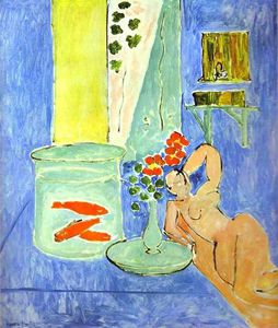 Henri Matisse - Red Fish and a Sculpture