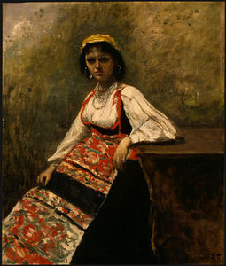 Jean Baptiste Camille Corot - italian girl