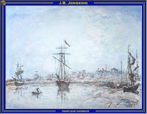 Johan Barthold Jongkind - honfleur harbour
