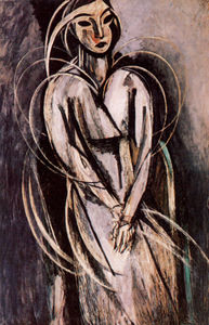 Henri Matisse - Portrait d-Yvonne Landsberg Huile sur Toile Philapdelphie, Museum of Art
