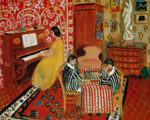 Henri Matisse - La partie de dames Huile sur Toile Washington, National Gallery of Art