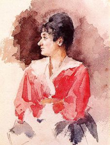 Mary Stevenson Cassatt - Profile of an Italian Woman