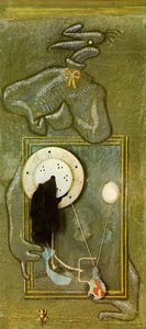 Max Ernst - Loplop introduces a young girl