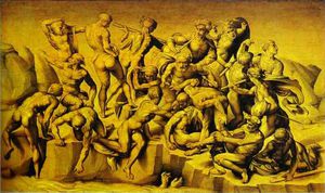 Michelangelo Buonarroti - Aristotile da Sangallo; The Battle of Cascina