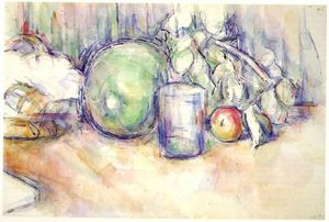 Paul Cezanne - Still Life with Green Melon
