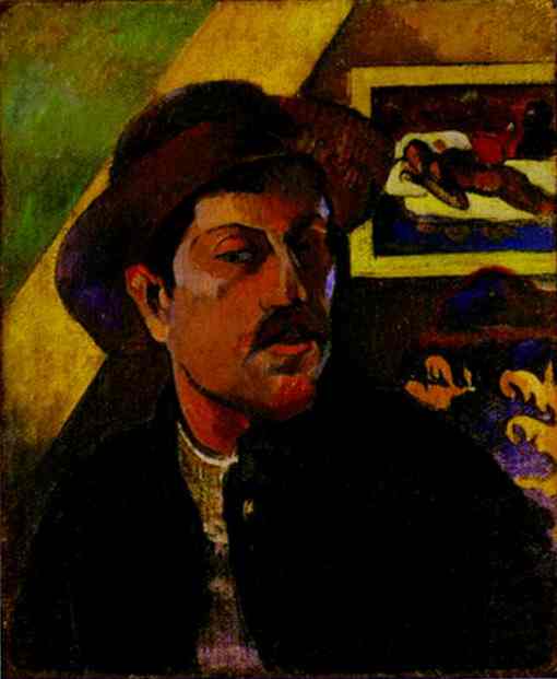  Paintings Reproductions Self-Portrait, 1894 by Paul Gauguin (1848-1903, France) | ArtsDot.com