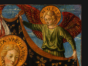 Benozzo Gozzoli - Saint Ursula with Angels and Donor