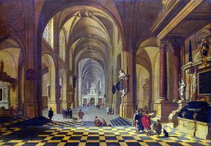 Bartholomeus Corneliszoon Van Bassen - Interior of a Church