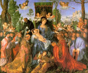 Albrecht Durer - Altarpiece of the Rose Garlands