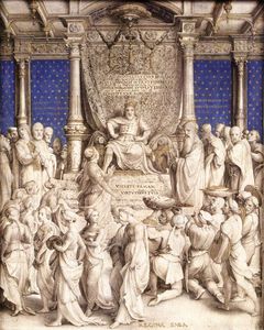 Hans Holbein The Younger - Solomon and the Queen of Sheba