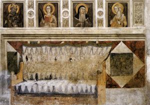 Pietro Lorenzetti - Assisi-arch-Painted architecture