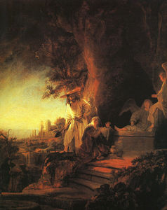 Rembrandt Van Rijn - Christ appearing to mary magdalen buckingham