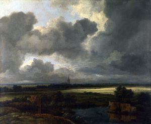 Jacob Isaakszoon Van Ruisdael (Ruysdael) - An Extensive Landscape with Ruins