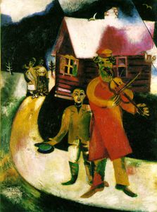 Marc Chagall - The violinist, Kunstsammlung