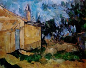 Paul Cezanne - Le cabanon de jourdan,1906, coll.riccardo jucker,mil