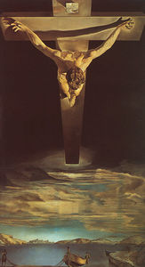 Salvador Dali - Dalí christ of st. john of the cross, oil on canvas, t