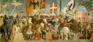 Piero Della Francesca - The Arezzo Cycle - Battle between Heraclius and Chosroes