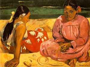 Paul Gauguin - Femmes de Tahiti or Sur la plage, Mu