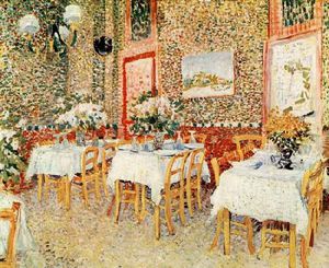Vincent Van Gogh - Interieur d-un restaurant