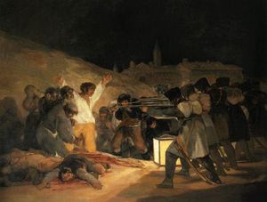 Francisco De Goya - Il tre Maggio (le fucilazioni). . Madrid, Museo d