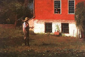 Winslow Homer - The Rustics, oil on canvas, private collection