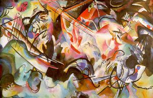 Wassily Kandinsky - Composition VI, oil on canvas, Hermitage, St