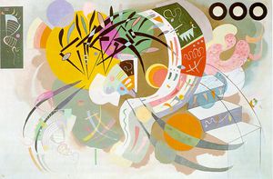 Wassily Kandinsky - Dominant Curve, oil on canvas, Solomon R. Gu