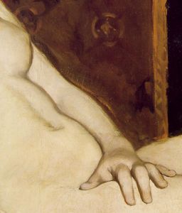 Edouard Manet - Olympia, (Detalj) Musee d-Orsay, P