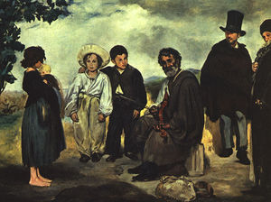 Edouard Manet - The Old Musician, canvas, National Gallery of Ar