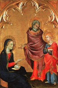 Simone Martini - Christ Discovered in the Temple (The Holy Family), -