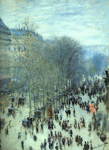 Claude Monet - Boulevard des Capucines, oil on canvas, The Nels