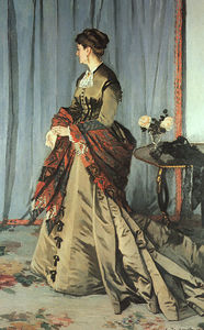 Claude Monet - Madame Gaudibert, oil on canvas, Musée d-Orsay,