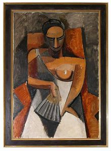 Pablo Picasso - Femme a l-eventail