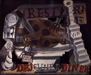 Pablo Picasso - Le restaurant