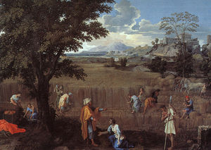 Nicolas Poussin - The Summer (Ruth and Boaz), oil on canvas,