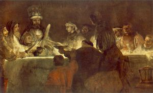 Rembrandt Van Rijn - The conspiration of the bataves nationalmu