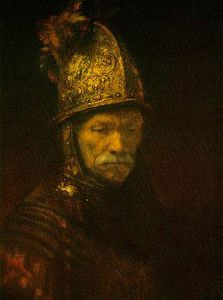 Rembrandt Van Rijn - The man with the golden helmet ca Gemäldegal