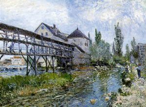 Alfred Sisley - Provencher's mill at Moret, Museum Bo