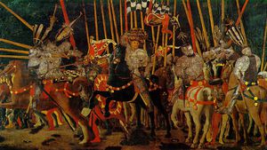 Paolo Uccello - The battle of san romano - the counter-attack by mich