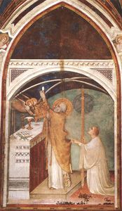 Simone Martini - Life of St Martin - Miraculous Mass