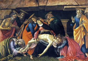 Sandro Botticelli - Lamentation over the Dead Body of Christ
