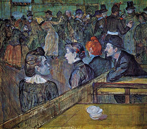 Henri De Toulouse Lautrec - At the Moulin de la Galette Dance Hall